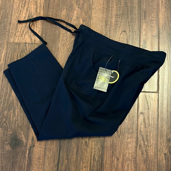 Athletic Works Blue Core Knit Capri Pants with Drawstring & Tee Size XS (0-2) - Picture 5 of 12